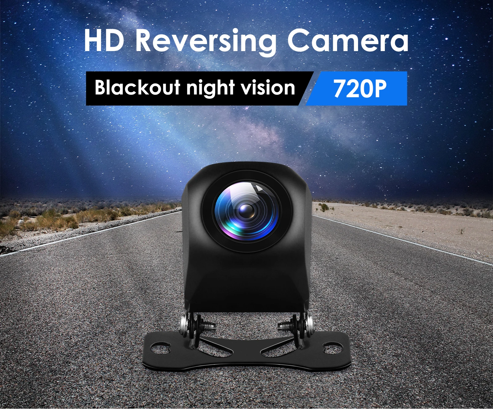 720P AHD Camera Packing Assistance Night Vision Auto Parking Reverse Camera Adjustable Bracket