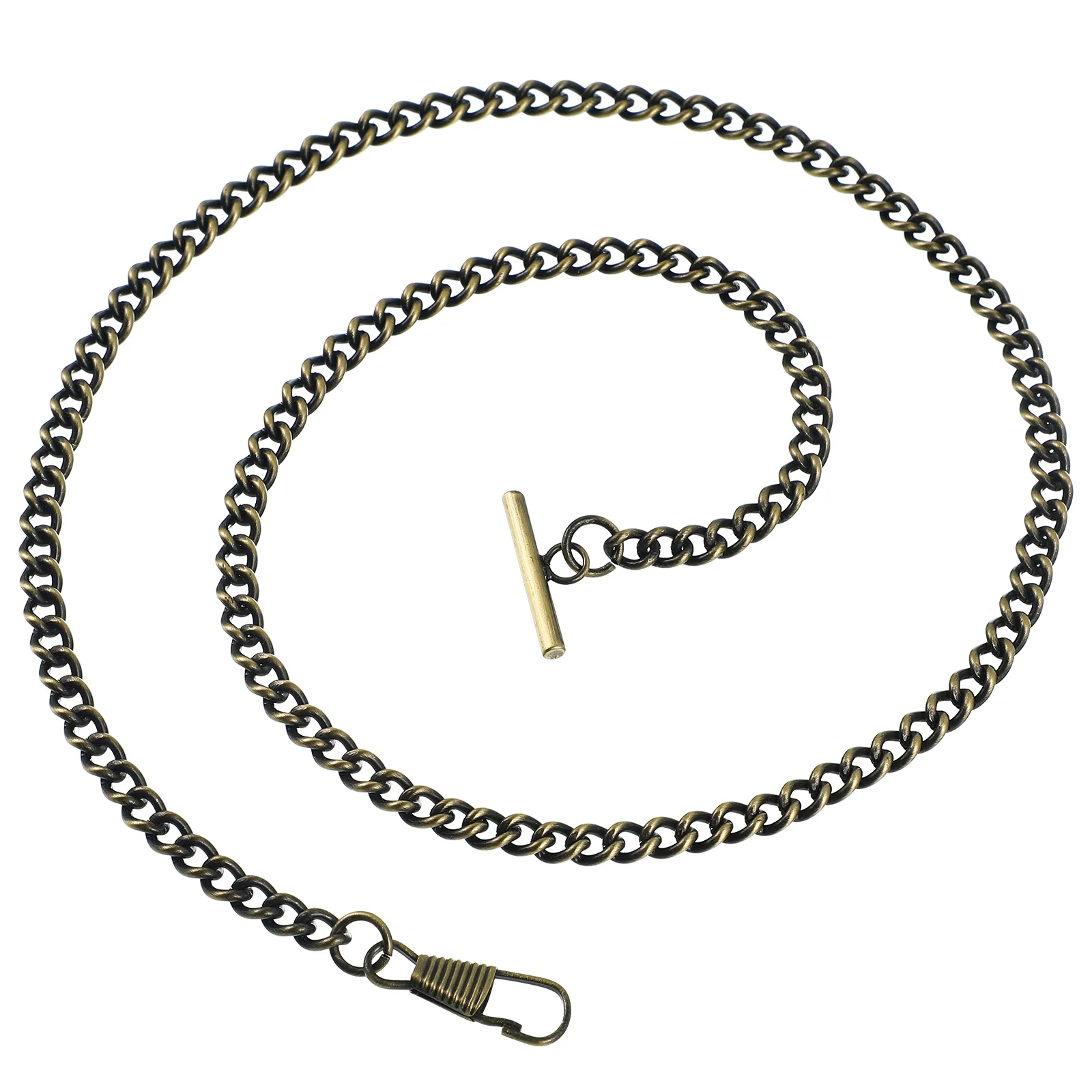65 Cm Bronze Pocket Watch Chain Metal Accessories Jeans Belt Vintage Decoration