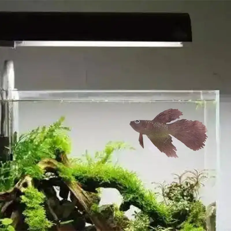 97QD Betta Fish Fish Aquarium Silicone Floating Floy Moviable Fake for Fish for