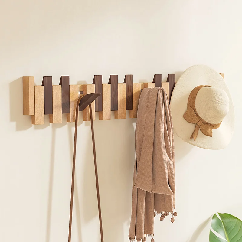 

Solid wood piano keys, coat hooks, entrance hangers, hangers, wall hangings, wall hangers, hangers, hats, clothes hooks, no punc