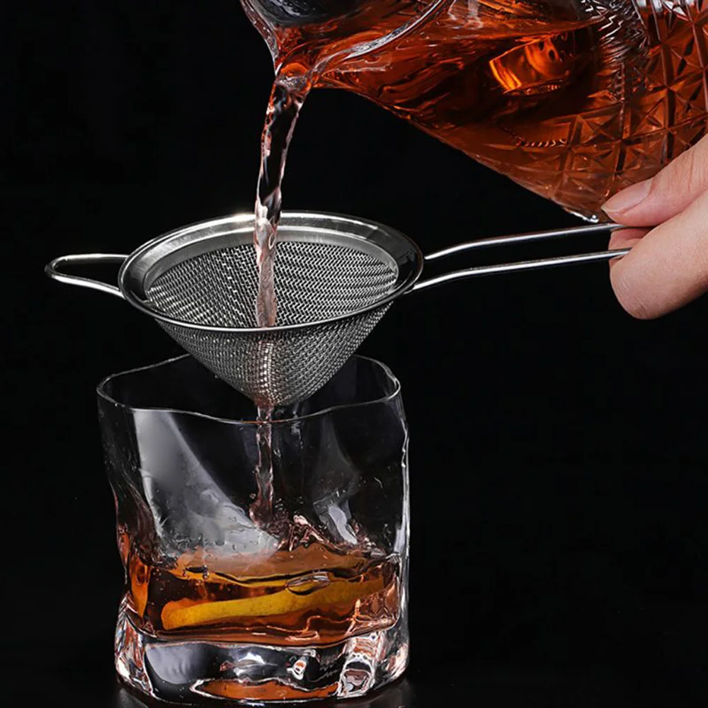 

Stainless Steel Home Cooking Tool Kitchen Gadget Kitchen Sifting Colander Cocktail Filter Oil Skimmer Strainer