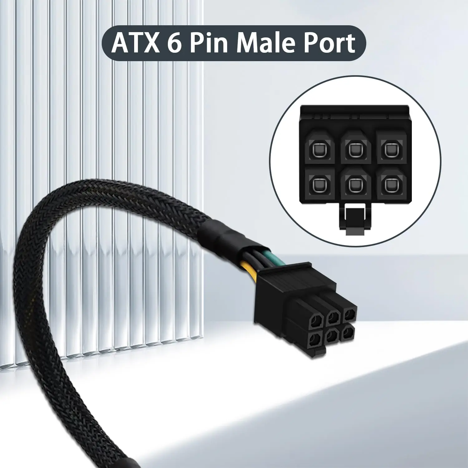 ATX PSU 24Pin Female to 6-Pin Male Internal Power Adapter Converter Cable For Dell 6 PIN 3060 5060 7060 Mainboard