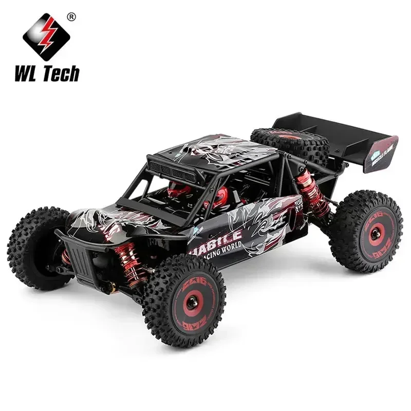 WLtoys 124016 V8 V2 1:12 4WD RC Racing Car High-Speed Brushless Motor Off-Road One Hand Remote Control Drift Climbing Kids Toys