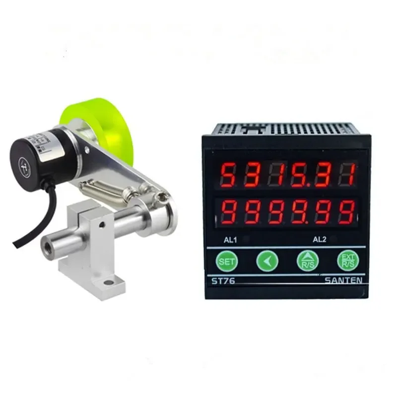 Meter counter roller type high-precision electronic digital display length counting meter encoder control edge banding machine