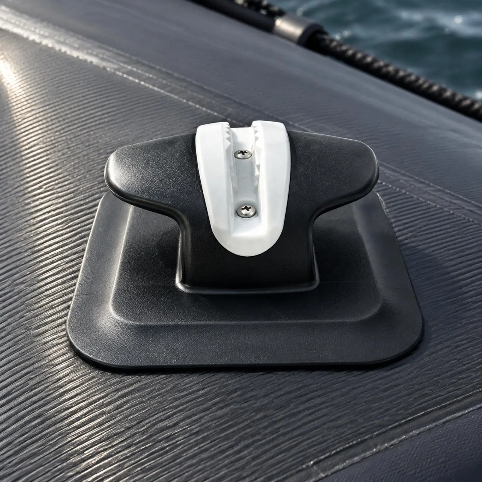 Compact PVC Anchor Rope Base Mount for Boat Deck Organizer for Inflatable Rubber Fishing Boat