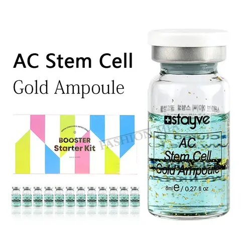 Stayve BB 크림 글로우 앰플 초보자 스타터 키트 나이아신아마이드/펩타이드 파운데이션 모이스춰라이징 히알루론산 스킨 케어 뷰티