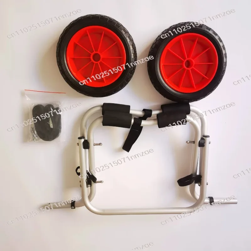 Aluminum Alloy Kayak Cart Multifunctional Canoe Beach Trolley Portable Transport Dolly for Water Sports