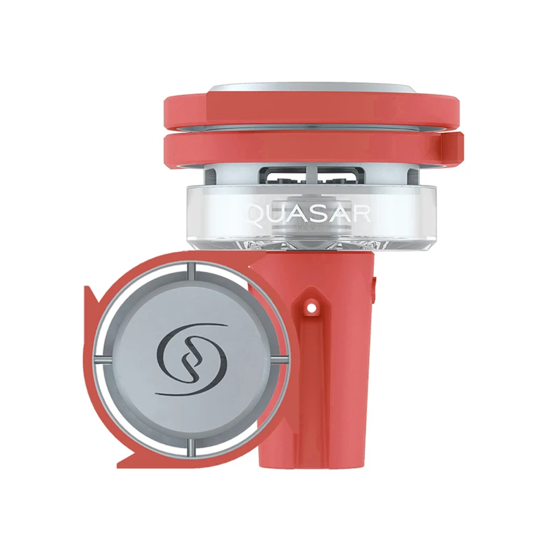 هدية صندوق الكوارتز Quasar الشيشة رئيس الزجاج الشيشة Pote مجموعة سلسلة موقد الفحم الشيشة اكسسوارات الزجاج استبدال وعاء التدخين #3