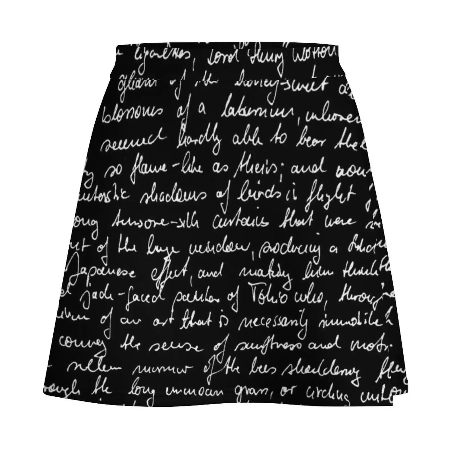 The Picture of Dorian Gray (Beginning of Ch. 1) Mini Skirt night club outfit Korean skirts Skirt satin Mini Skirt