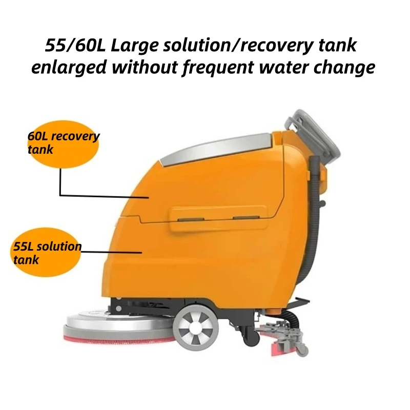 530mm Cleaning Path Automatic Floor Washing Machine for Commercial