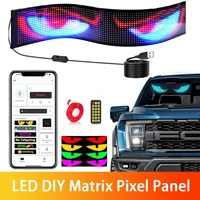 Señal LED de ojo para camión, luz de Control remoto publicitaria con desplazamiento, patrón de texto personalizado, pantalla programable de animación para camión