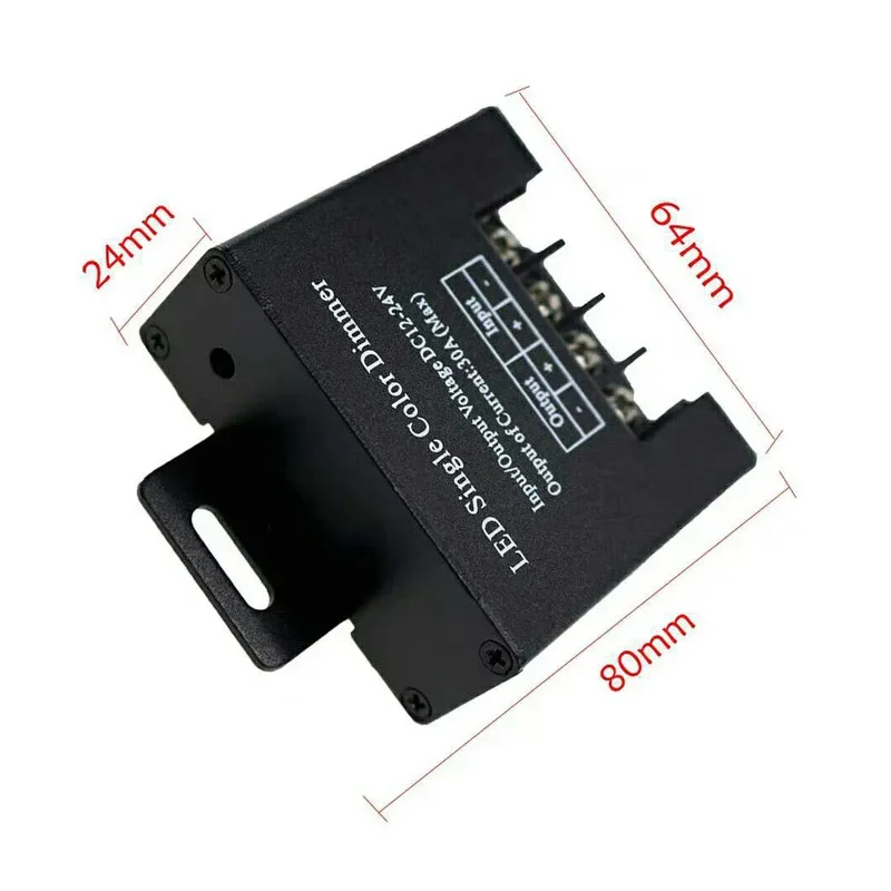 Imagem -03 - Led Única Cor Dimmer Controlador de Luz Controle Remoto sem Fio Smd Strip Light Switch dc 12v 24v 11key rf 30a 5050 3528