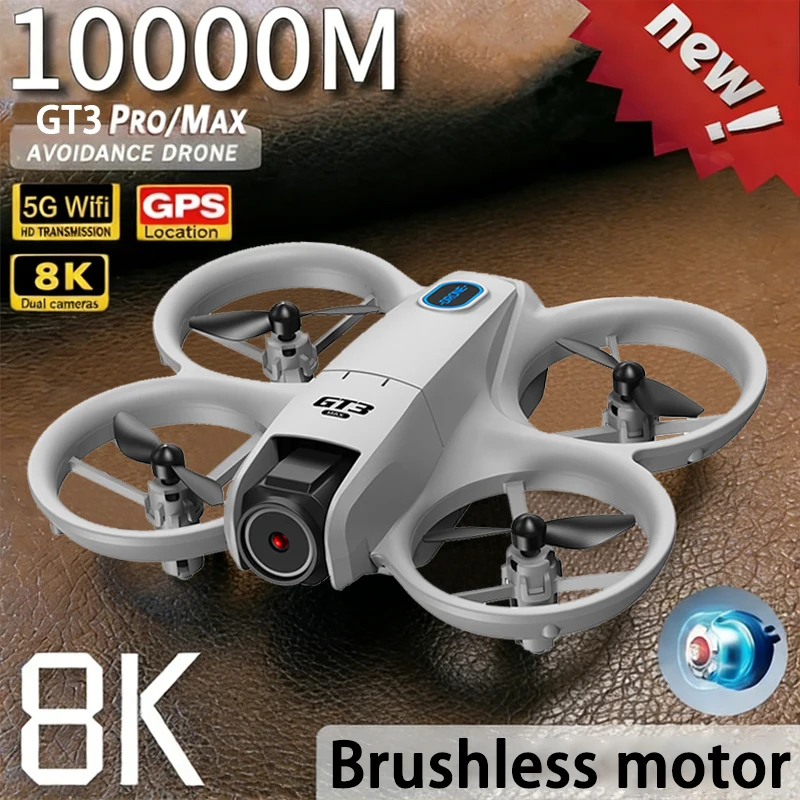 

New Hot GT3 MAX Drone 8K Professional HD Camera Headless Mode Helicopter 360° Flip Quadcopter Toys Mini Drone Fors Kid Toy Gifts