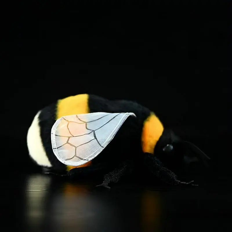 ผึ้งน่ารักสัตว์ Plushie จําลองเหมือนจริง Drone Bee Plush ของเล่น High Fidelity ตุ๊กตาตุ๊กตาของขวัญ