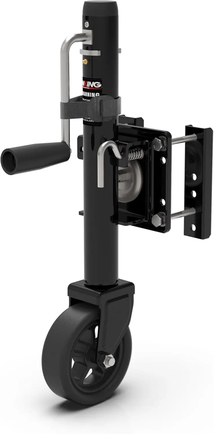 

Heavy-Duty Trailer Jack with 10" Lift, 1500 lbs Capacity for RVs and Boats, Black