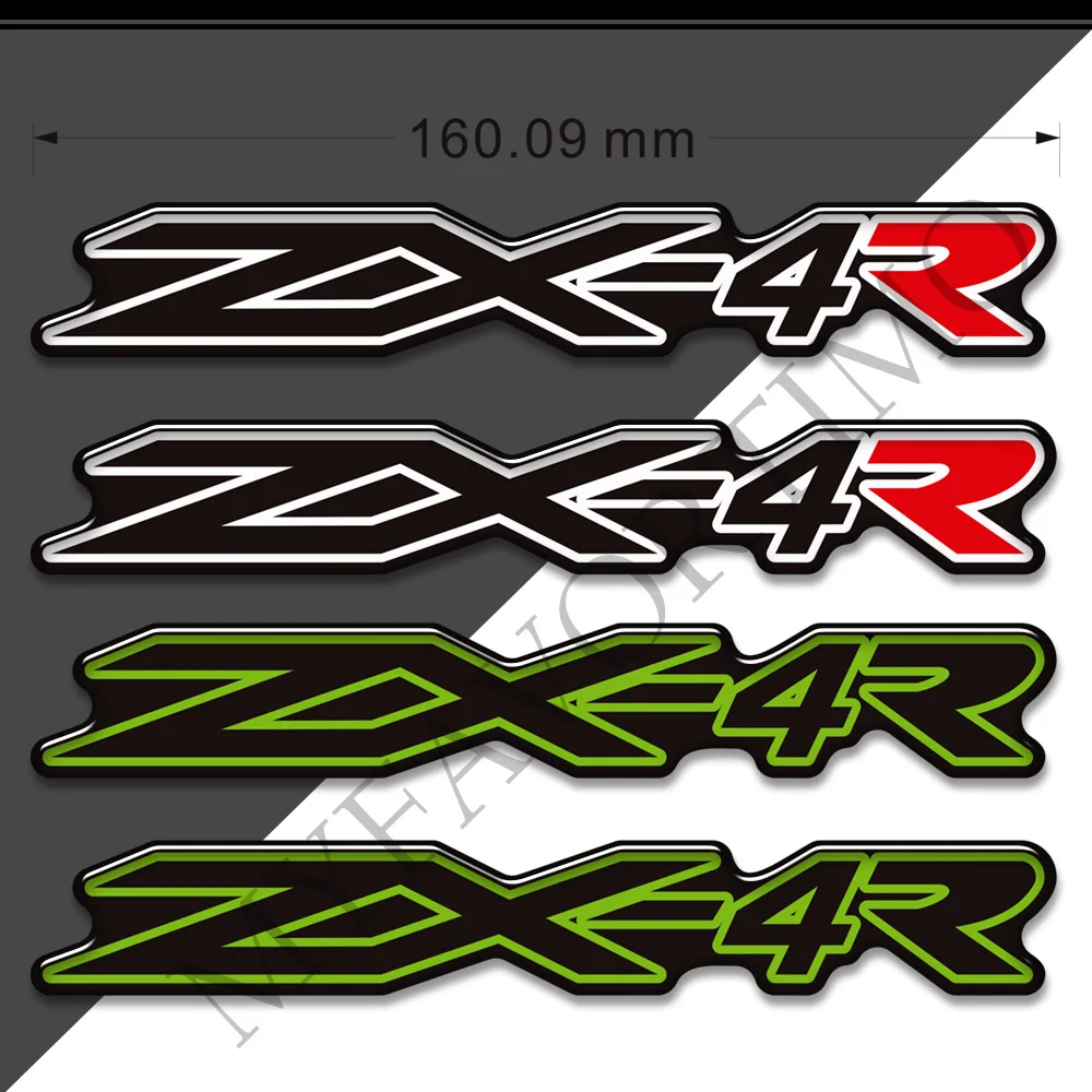 สำหรับ Kawasaki Ninja ZX-4R 400 ZX4R ZX 4R Protector รถจักรยานยนต์ถังน้ำมันเชื้อเพลิงชุดเข่ากระดูกปลา3D สติ๊กเกอร์ Decals