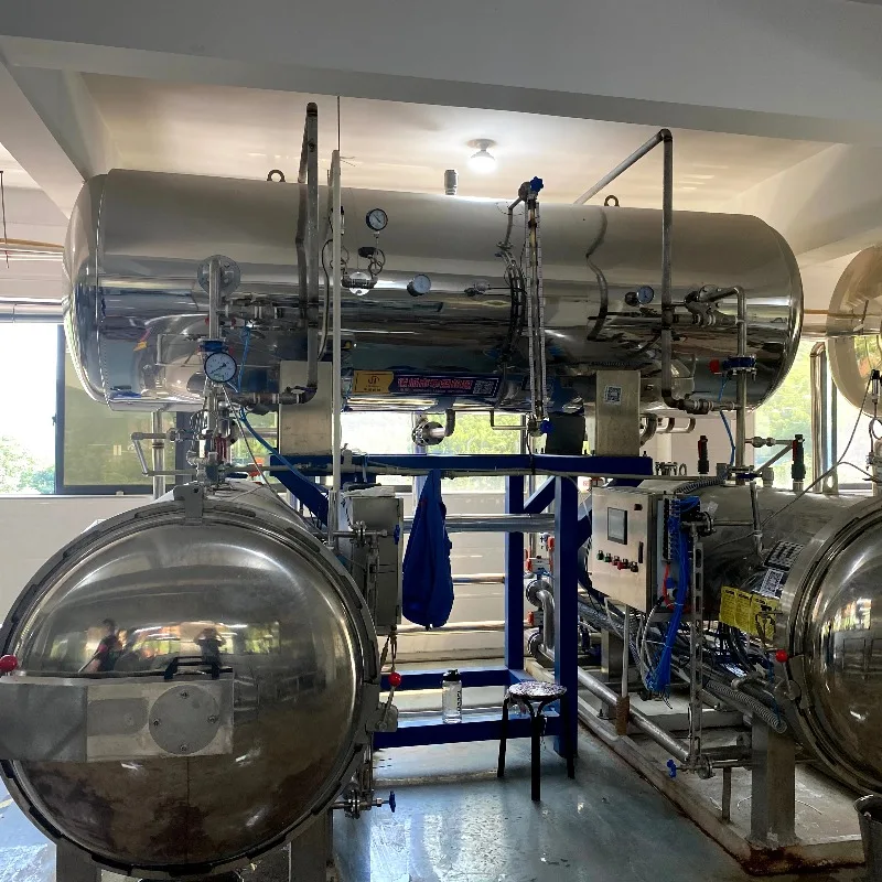 High Pressure Food Autoclave Sterilizer Vacuum Retort Machine For Ready To Eat Meals Meat Fish Vegetable Processing Equipment