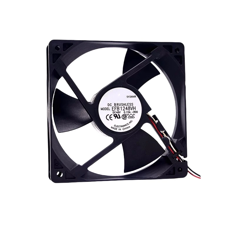 New EFB1248VH-R00 12025 48V 0.15A Cooling Fan New version with 7 blades and larger air volume