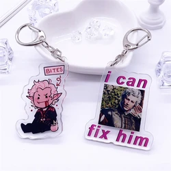 Popular Game Astarion Bulders I Can Fix Him Key Chain Keychains Ring for Accessories Bag Gate Pendant Keyring Jewelry Fans Gifts