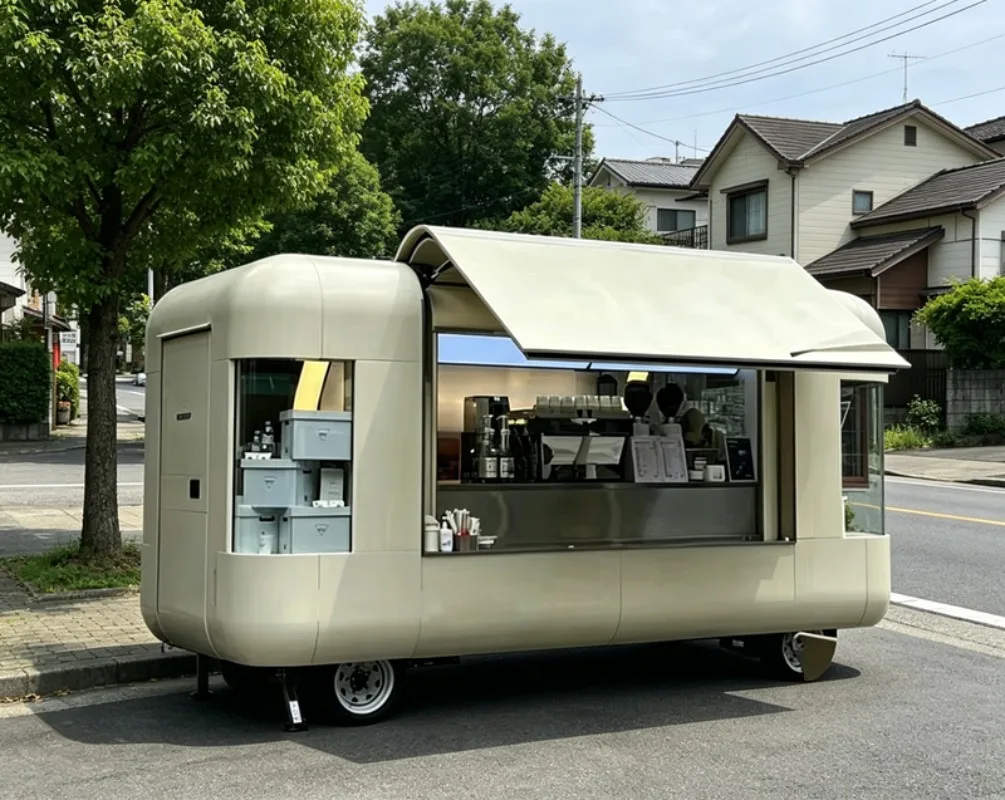 Customizable Mobile Food Trailer Full Kitchen Design Hot Dog Ice Cream Juice Bar Coffee Vending Food Cart