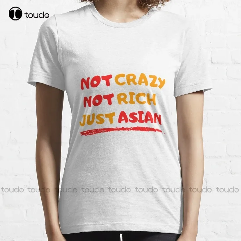 Crazy Not Rich Just Asian Design Trending T-Shirt Ishing Shirts For Men Sleeve Fashion Creative Leisure Funny Harajuku T Shirts