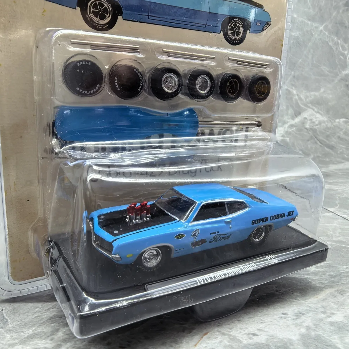 M2 1:64 1970 Ford Torino Cobra Die-cast Model Car