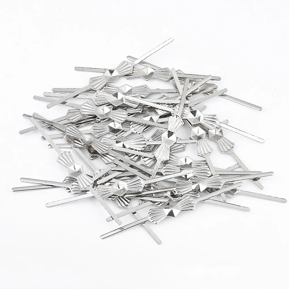 

100PCS Metal Bow Tie Clips Buckles Pins Fastening Bead Connector Chandelier Parts Ceiling Light Lamp Accessories 33/45mm