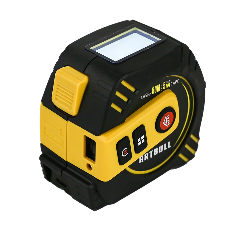 3in1 Multifunction Laser Tape Rangefinder 40m With 5m Tape With Backlight Laser Distance Measure Rechargeable view 3