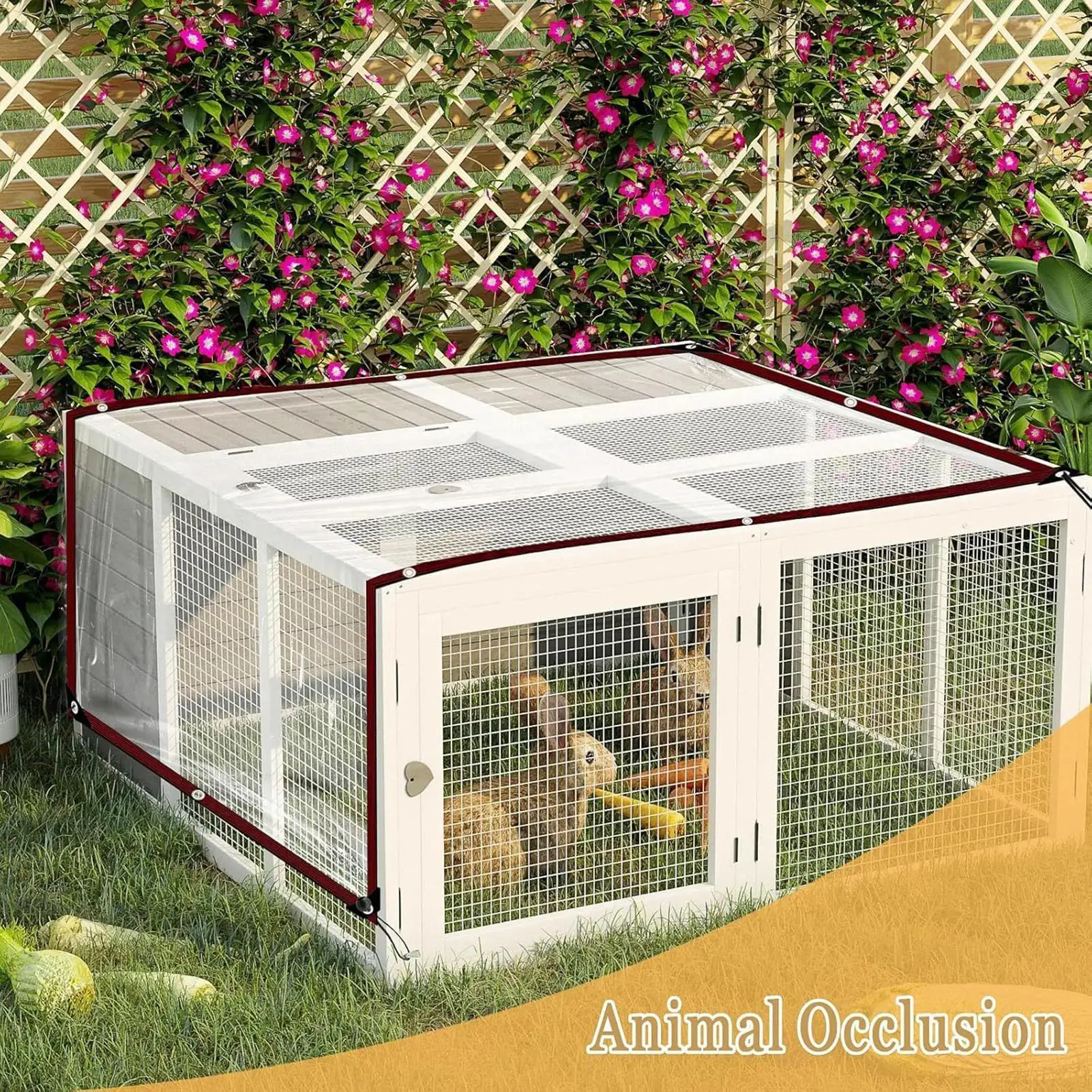 

Водонепроницаемый брезент 7x20ft, прозрачный чехол для патио, ветрозащитная клетка для растений для улицы, пляжа, пикника, кемпинга, палатки, альпинизма, автомобиля, грузовика Rv