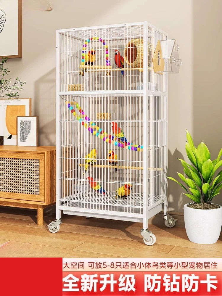 

Bird cage large breeding bird villa tiger skin cockatoo cage starling luxury large special