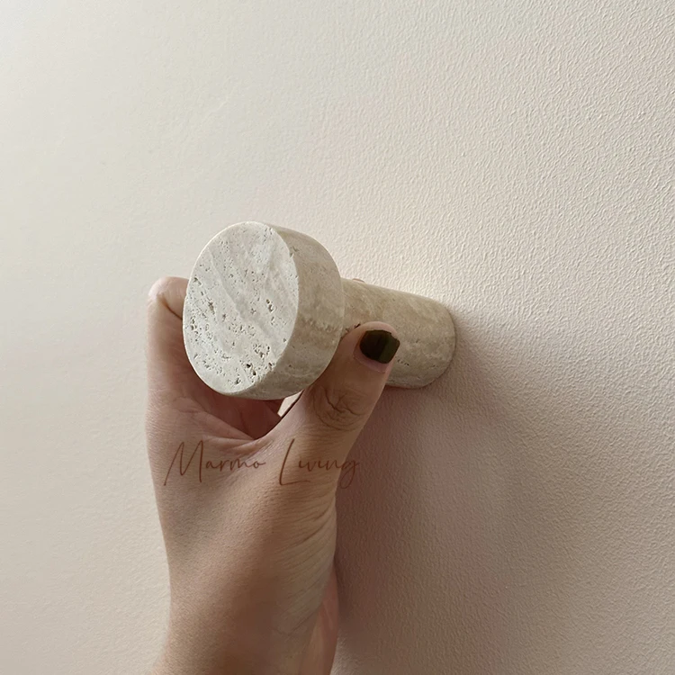 

Japanese Wabi-sabi Style Porch Bedroom Bathroom Natural Cave Stone Hook Designer Model Room Villa Soft Decoration