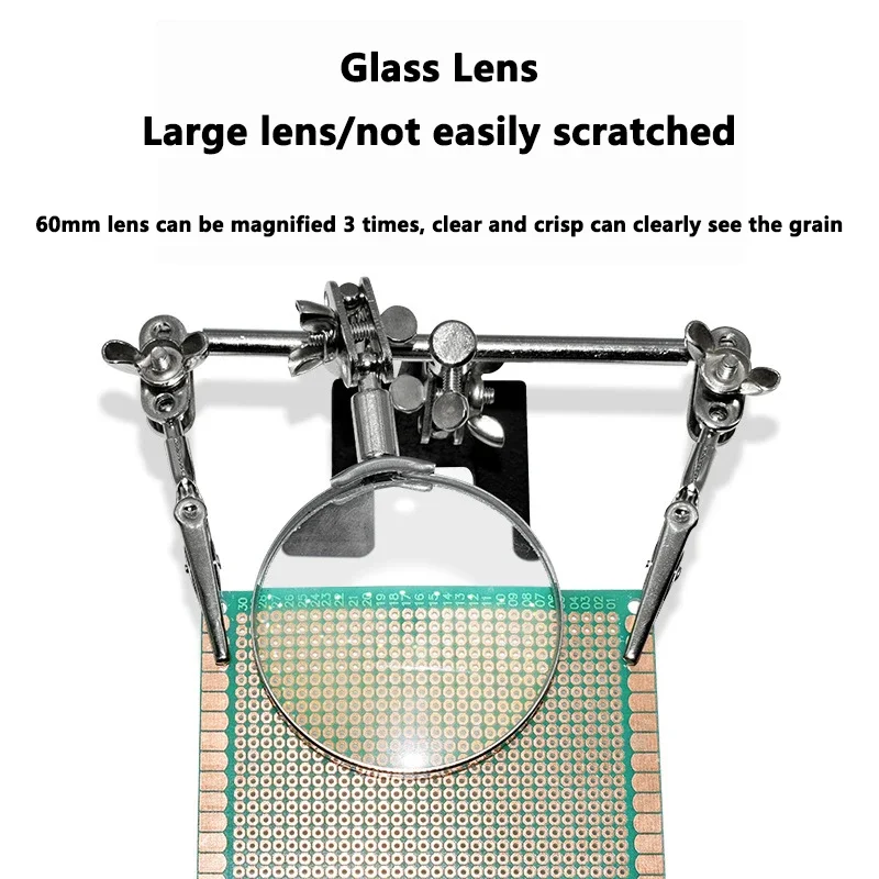 Soporte de Pcb de alta calidad para circuitos eléctricos, abrazadera de soporte de soldador de tercera mano, herramienta de Clip para ayudar a las