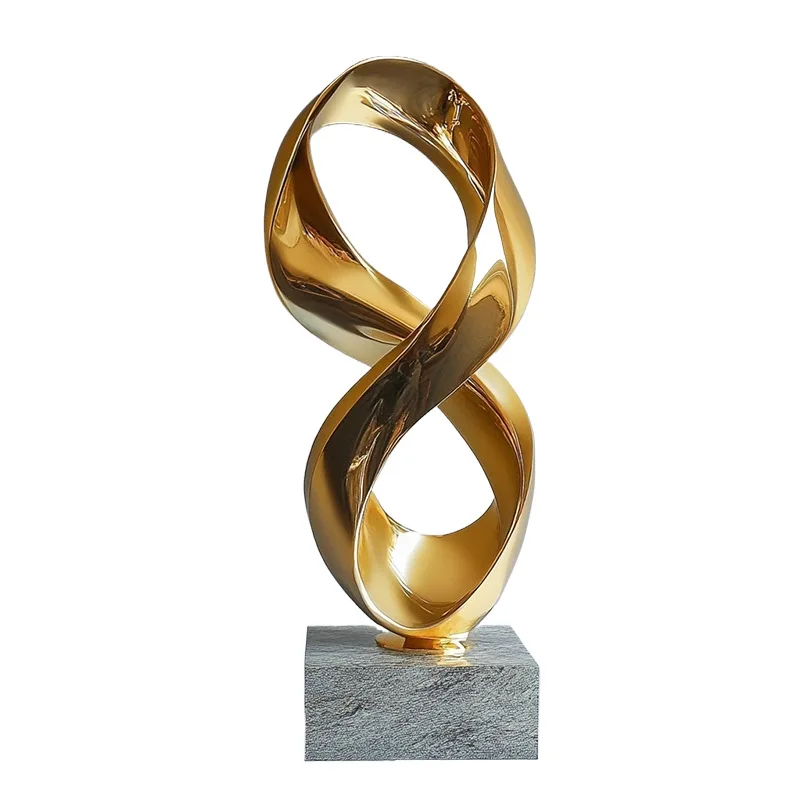 

Home Products Gold Electroplating Sculpture Ornament Light Luxury Homestay Villa Hotel Lobby Decoration Ornament Living Room