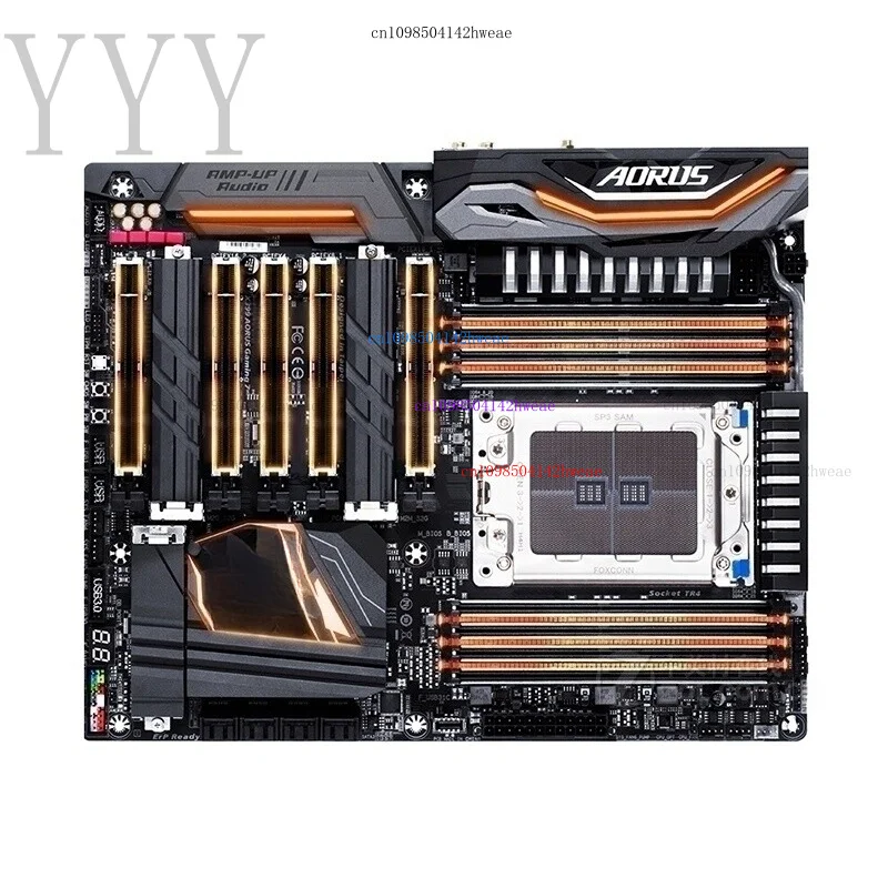 95% nuevo para la placa base GIGABYTE X399 AORUS Gaming 7 AMD X399 DDR4 Socket TR4 ATX