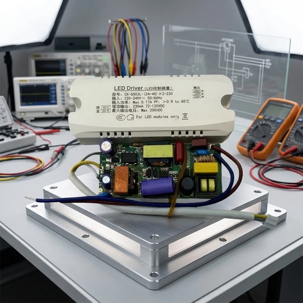 Voice Controlled Dimmable LED Driver Engineered for Compatibility with For Ceiling Light and Fan Light Circuits