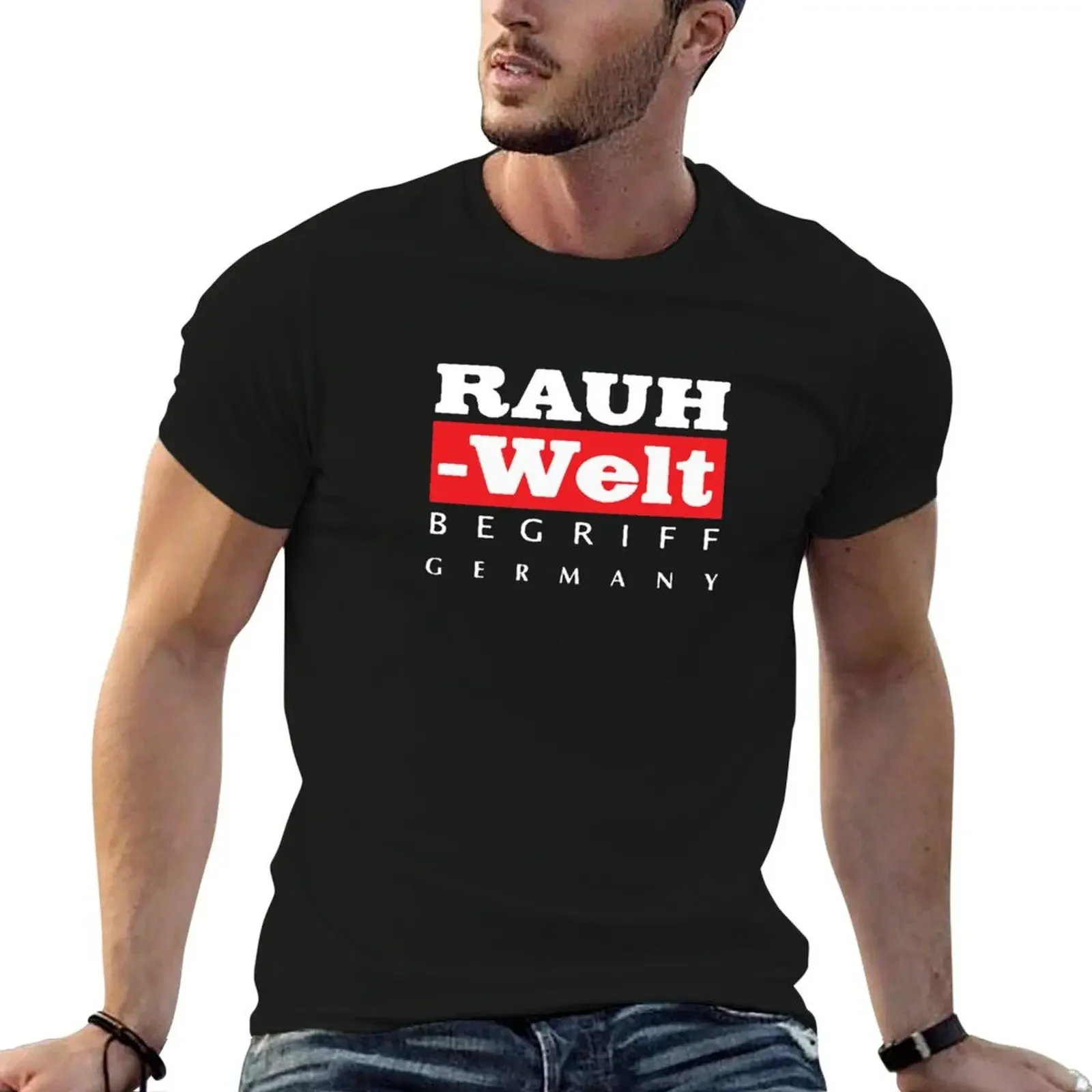 RWB Rauh Welt Begriff Logo Germany T-Shirt basketball graphic tees hippie clothes anime figures t shirts for men pack