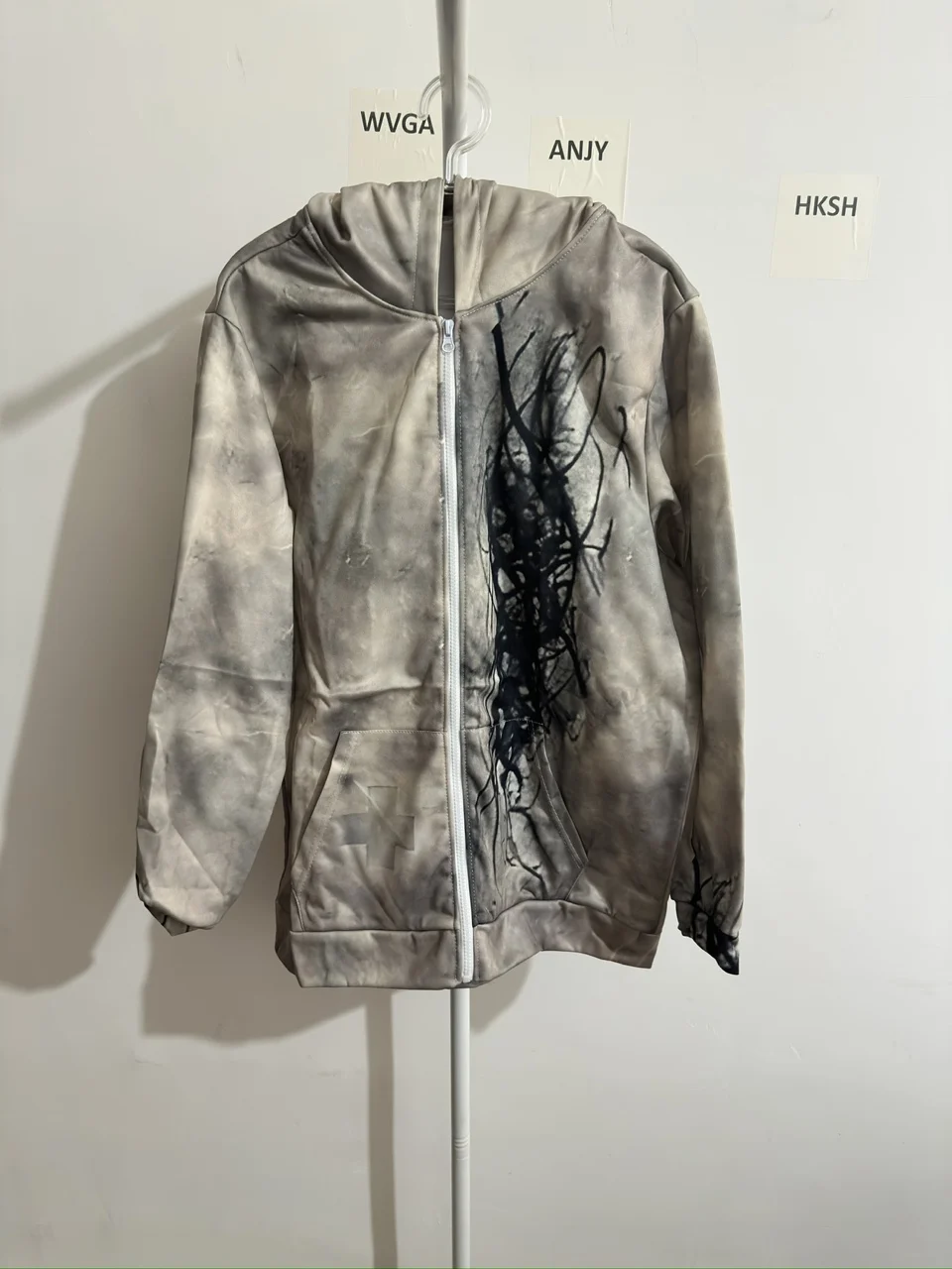 HKSH Spring Autumn New Men Tide Chic Ins Dark Punk American Vintage Loose Fit Hoodie Niche Y2K Unisex Hip-hop Sweatshirt HK27535