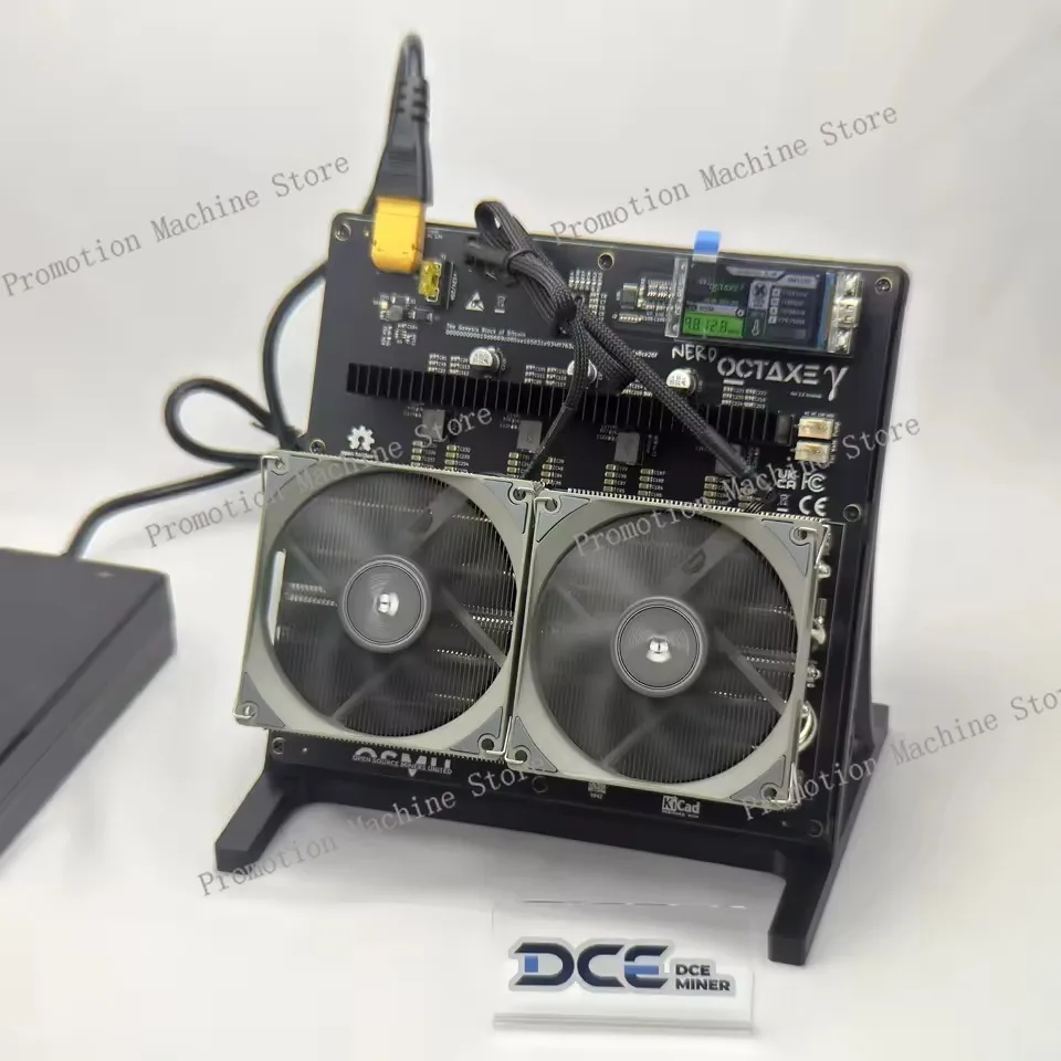 SWEET DEAL Bitaxe Nerdoctaxe Dual Fans Air Cooling 9.6Th/s 160W Bitcoin