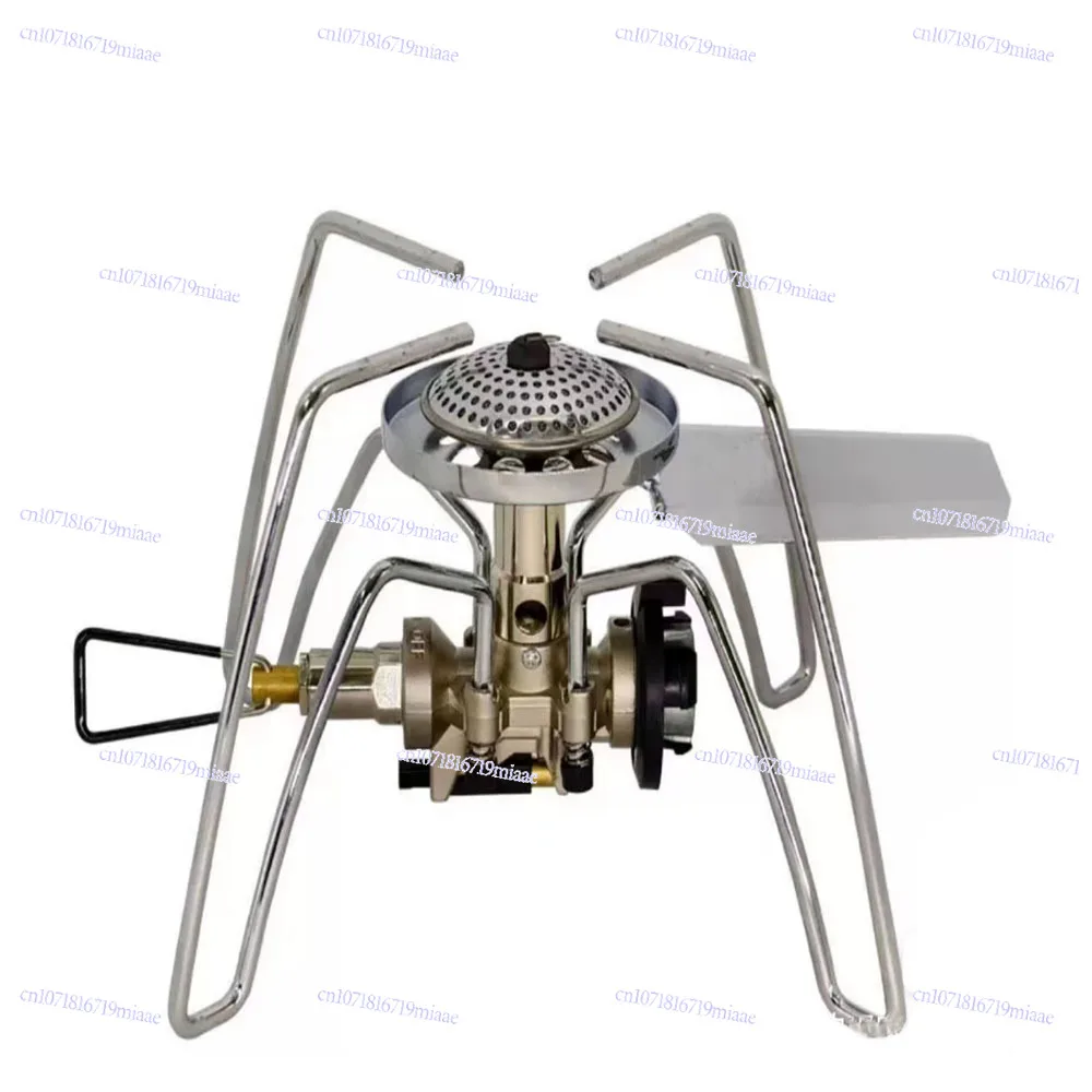 Flat Pressure Stabilized Stainless Steel Spider Stove Picnic Camping High-power Field Folding Integrated Cassette Picnic Stove