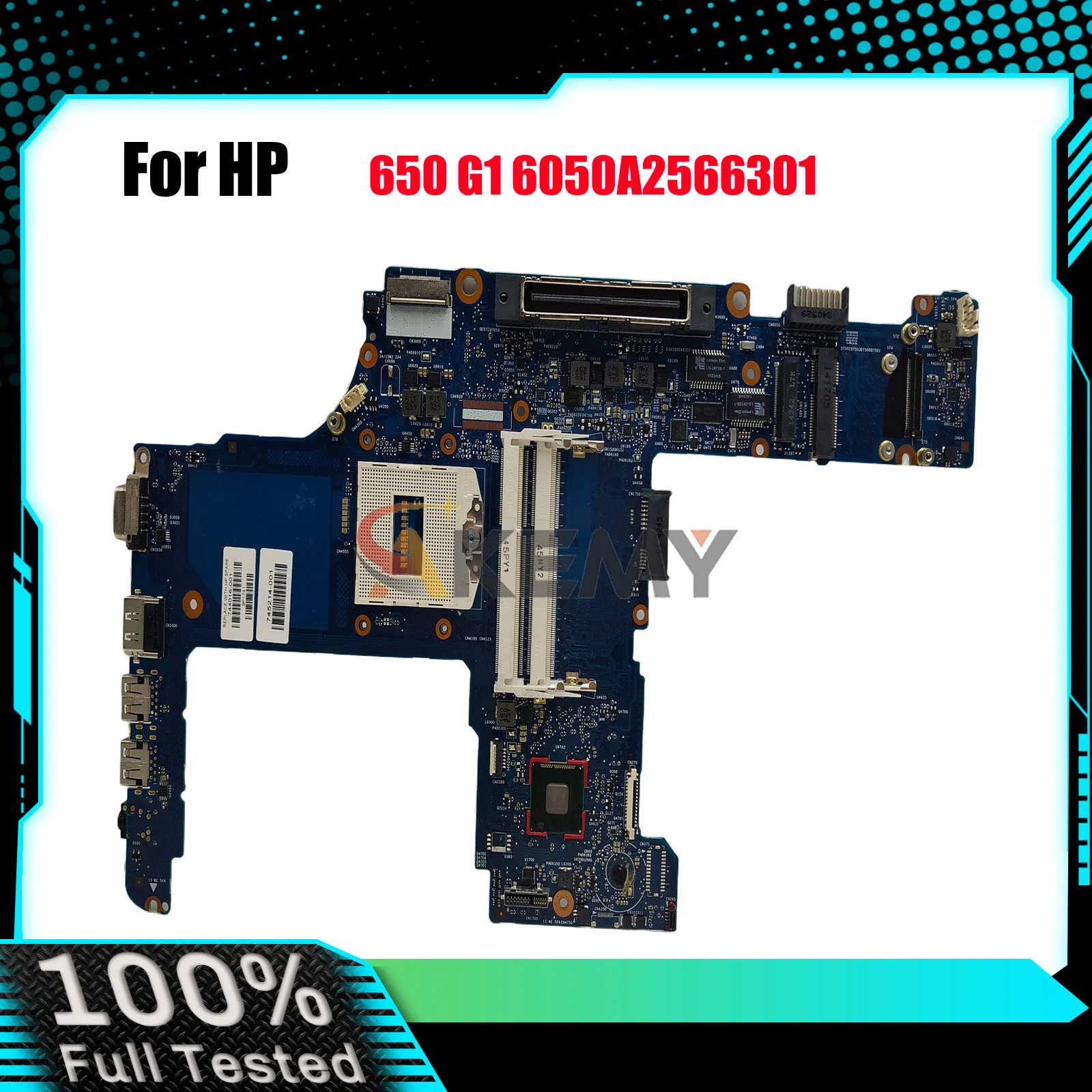 

6050A2566301 For HP ProBook 640 G1 650 G1 Laptop Motherboard 744007-001 744007-501 With GMA HD4400 DDR3 100% Fully Tested