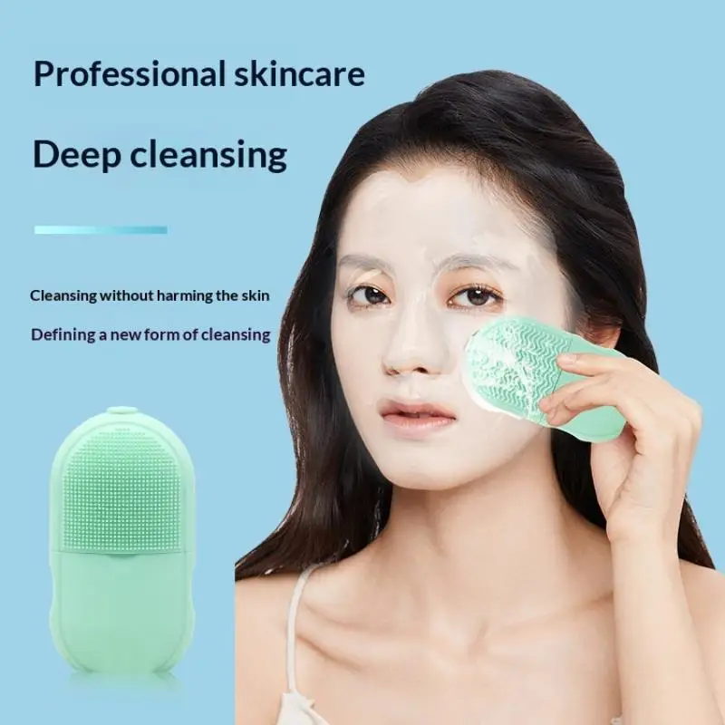 Silicone Face Ice Cube Mold For Beauty And Skin Care Silicon Face Ice Roller With Cleansing Brush - view 2