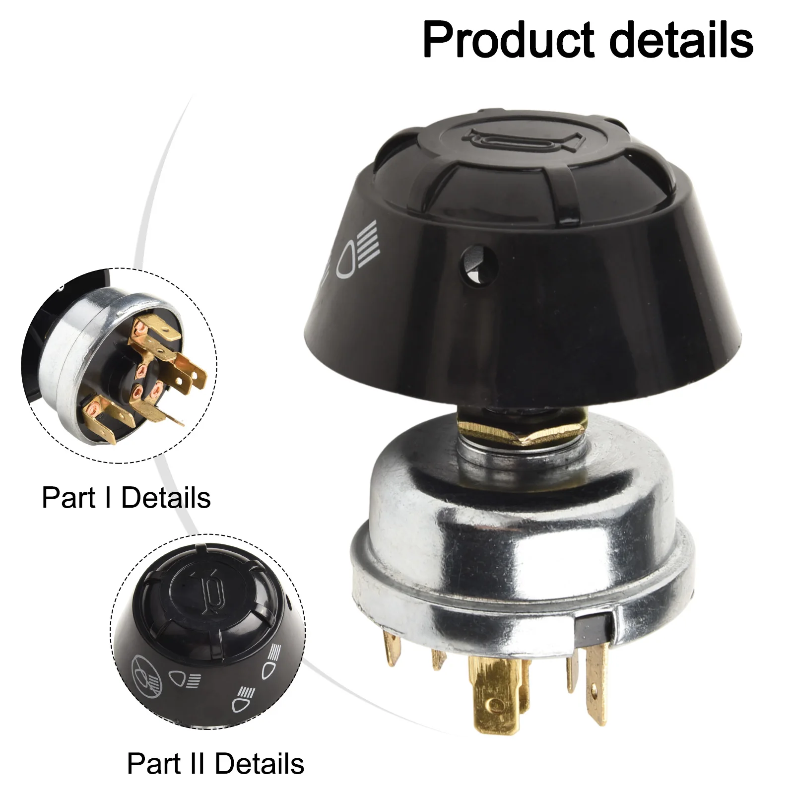 For Brown 1668816M1 for horn Switch Switch Light Switch for horn OE:1668816M2 ​12V 1425878M91 For Massey for ferguson