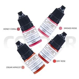 Mực hình xăm môi, microblading mực sắc tố, máy trang điểm vĩnh viễn, lông mày, môi, nghệ thuật cơ thể, màu trần trụi, sơn hình xăm, 8ml 8 Sơn bán hàng chính ngắn - №8