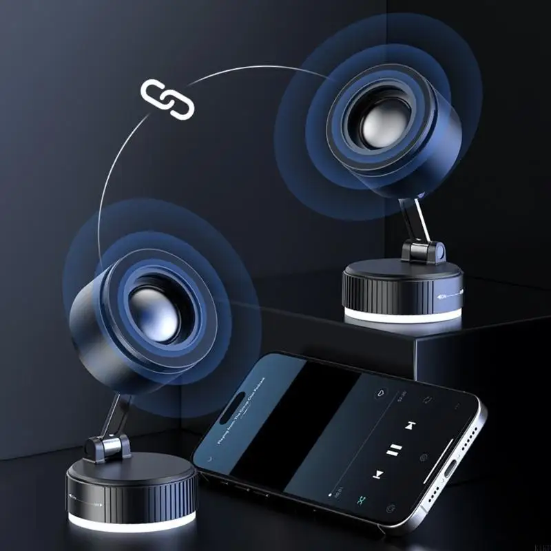 Магнитная автомобильная панель держателя телефона с беспроводным динамиком для телефона 16 15 14 13 Вращающаяся всасывающая