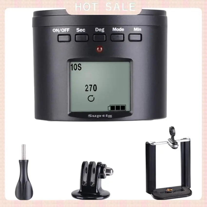 24-Hour Delivery Suptig Smart Multifunction Time Roating Mount Adapter For Gopro Max Hero 9 8 Iphone Dji Osmo Insta360 R Camera - Image 5