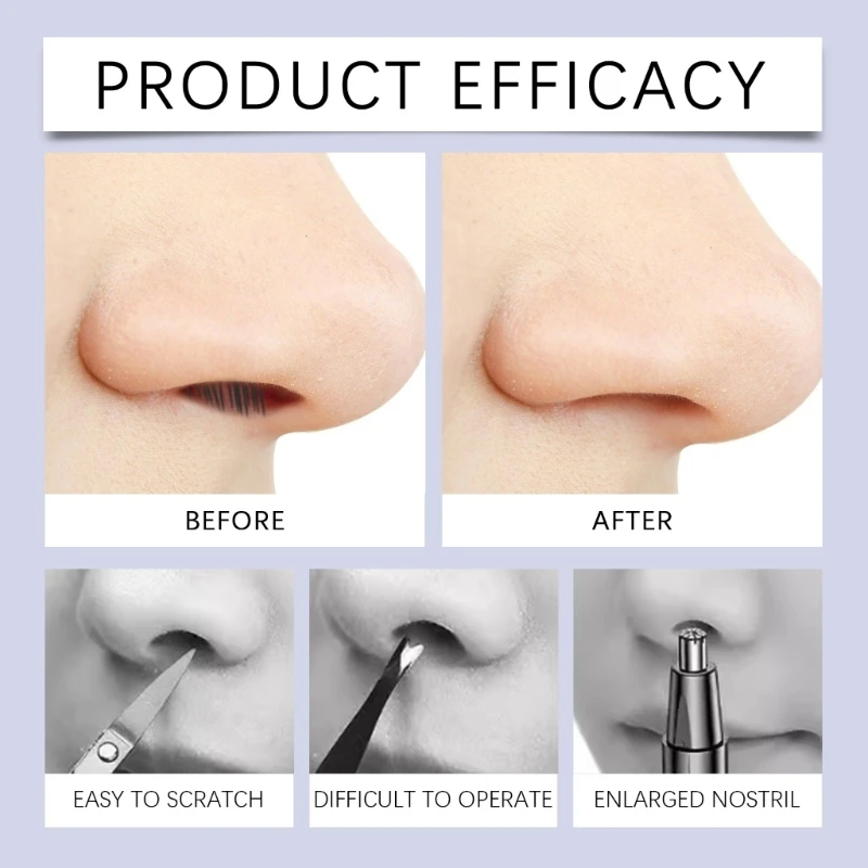 Bộ 5 Tông Đơ Cắt Tóc Mũi Đa Năng Cho Nam Và Nữ 918D