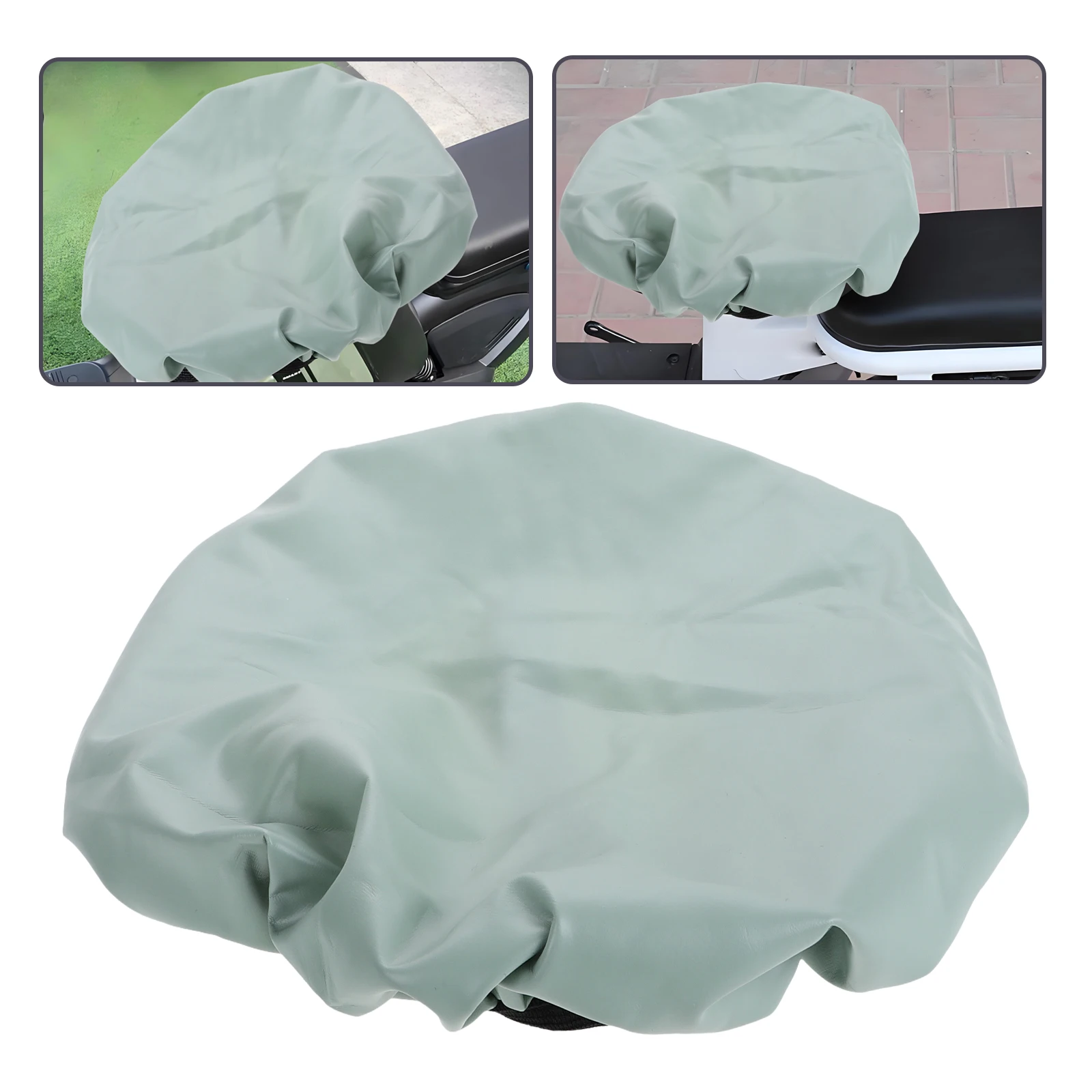 

Waterproof Seat Cover Bike Cushion Bicycle Atv Covers Motorcycle Mat Rain Pu Exercise