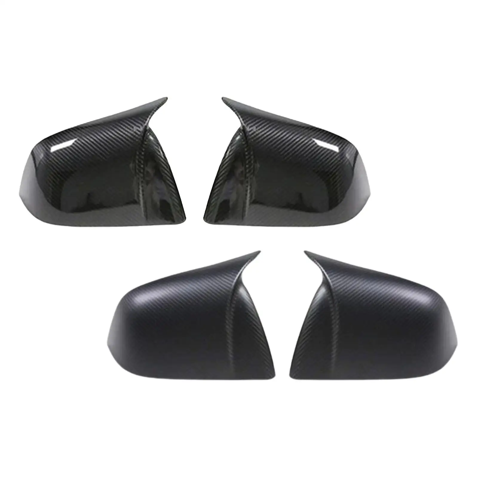 

2x Exterior Rearview Mirror Covers Directly Replace for Tesla Model Y