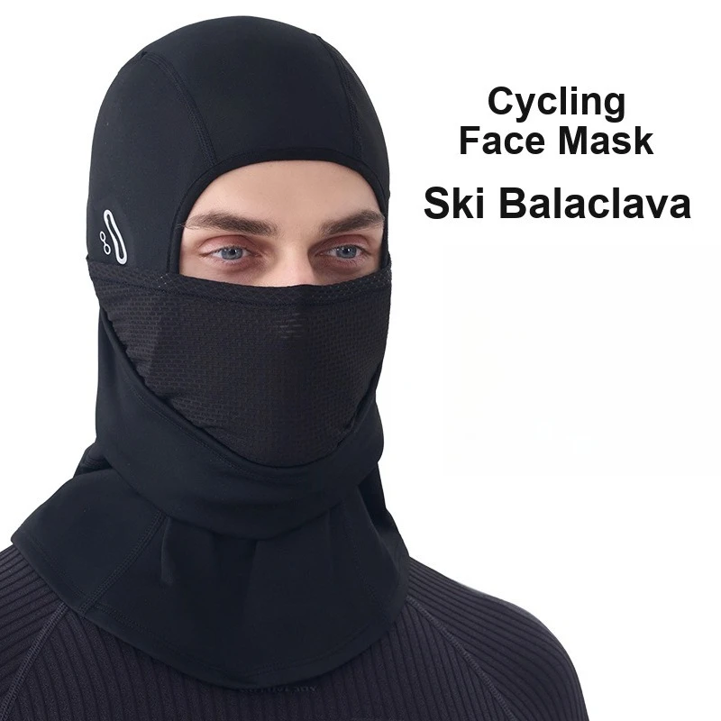 Winter Warm Riding Head Mask Windproof Cold Resistant Neck Gaiter for Motorcycle Ski and Outdoor Use for Men and Women