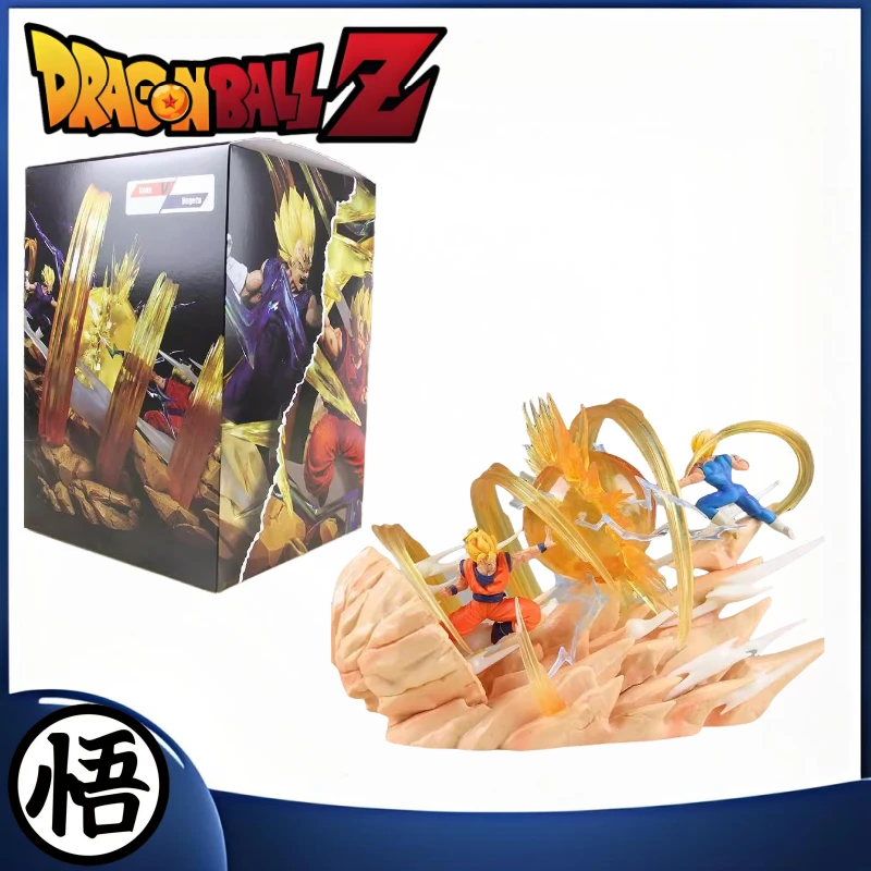 

В наличии Dragon Ball Super 2, Гоку против Demonized Vegeta, персонажи аниме, коллекционные фигурки, украшения для студии на день рождения, украшения